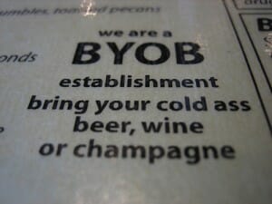 BYOCAB and save when you eat out