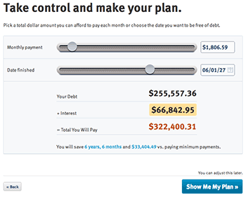 Decide how quickly you'll be debt free