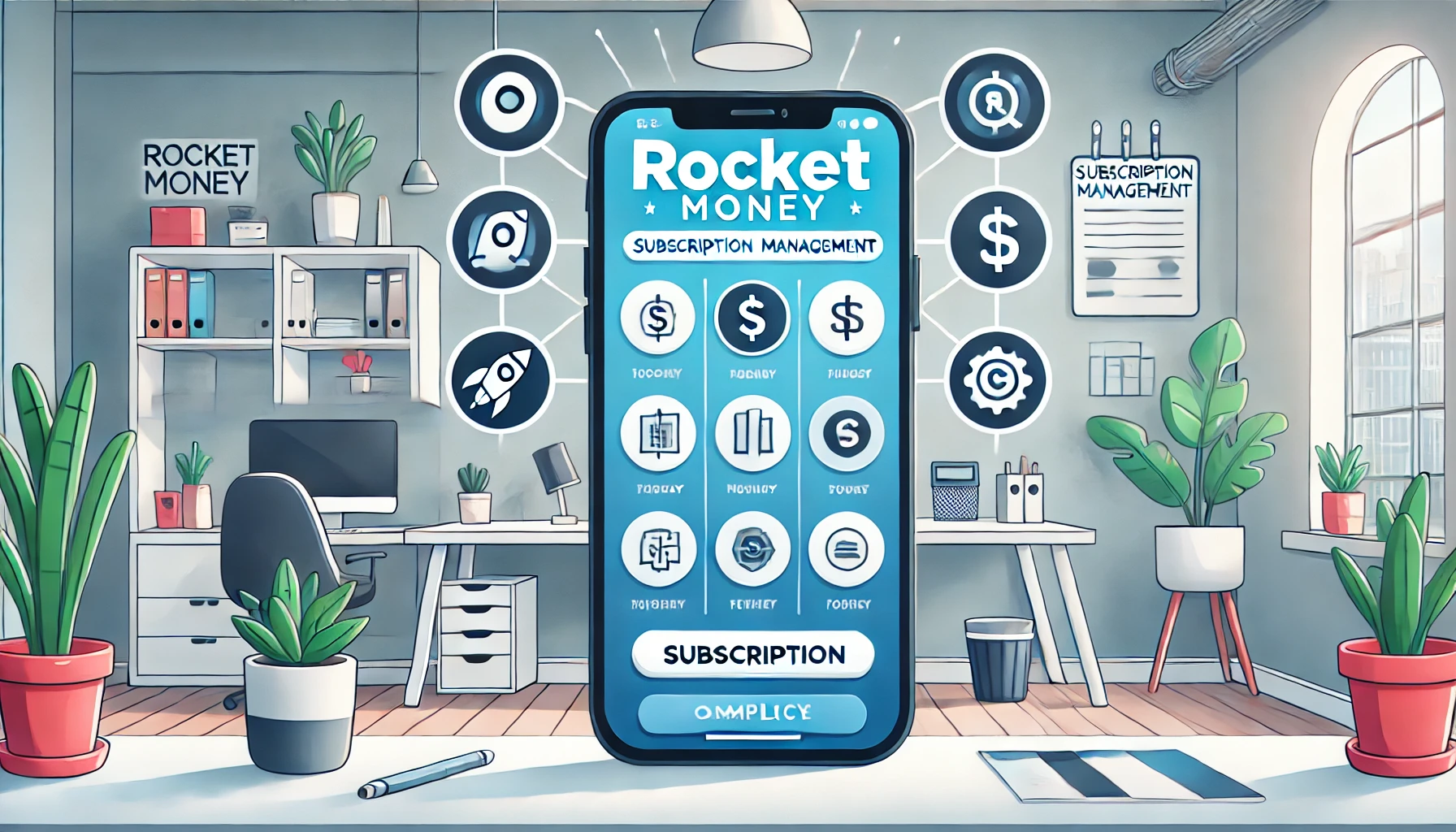 Rocket Money smartphone