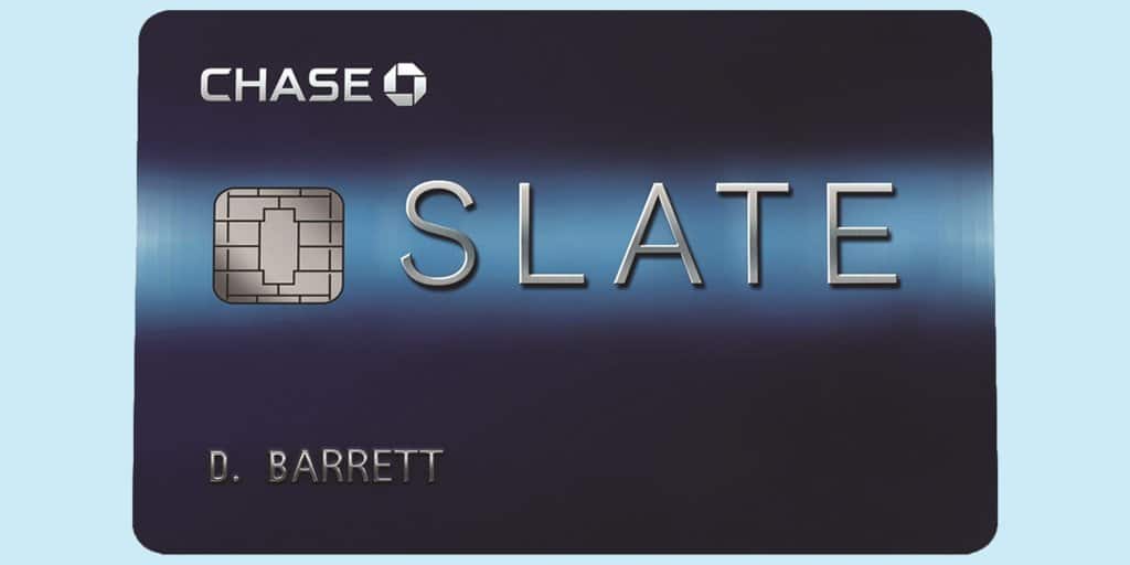 Chase Slate credit card