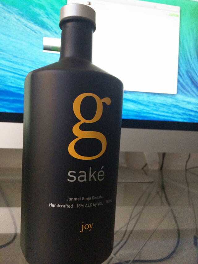 The Sake Matt was drinking on this episode