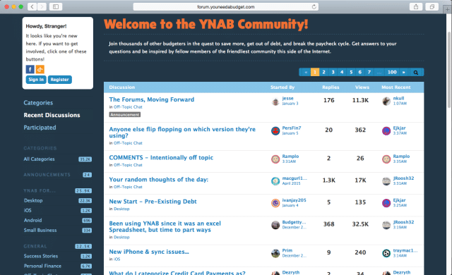 YNAB Review Forums