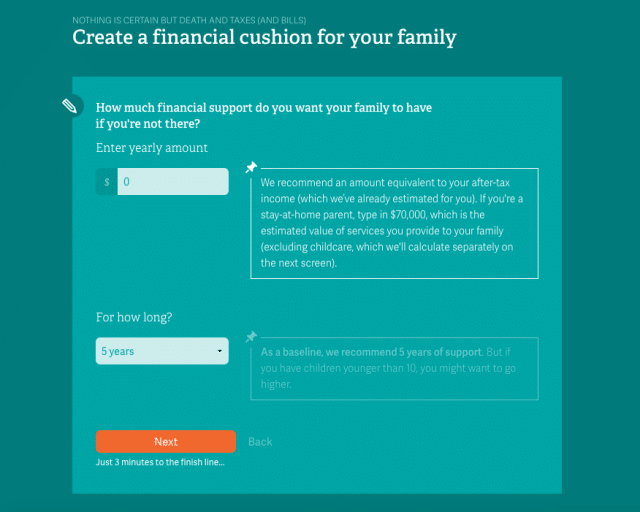 policygenius review - family support