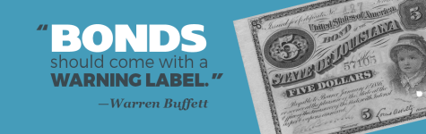 "Bonds should come with a warning label." —Warren Buffett