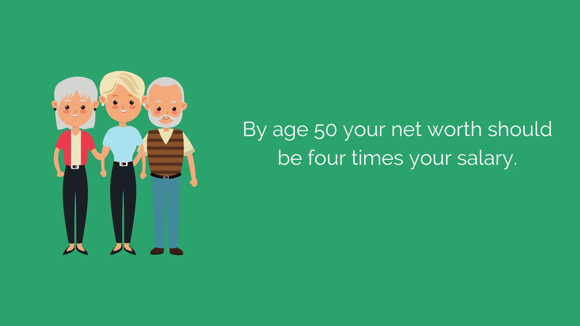 average net worth by age 50