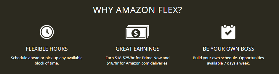 Amazon Flex Benefits