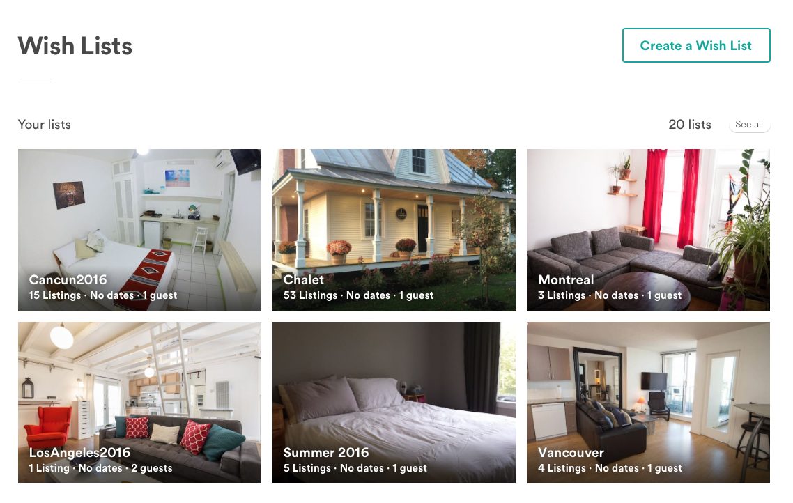 Airbnb listing photos