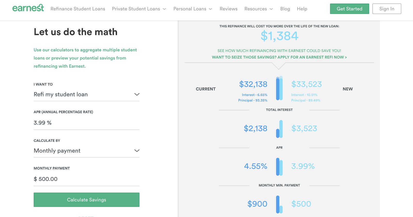 Earnest refinance