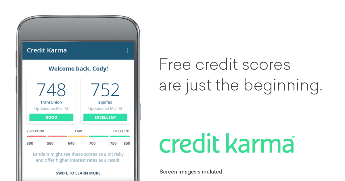 Get free credit scores with Credit Karma
