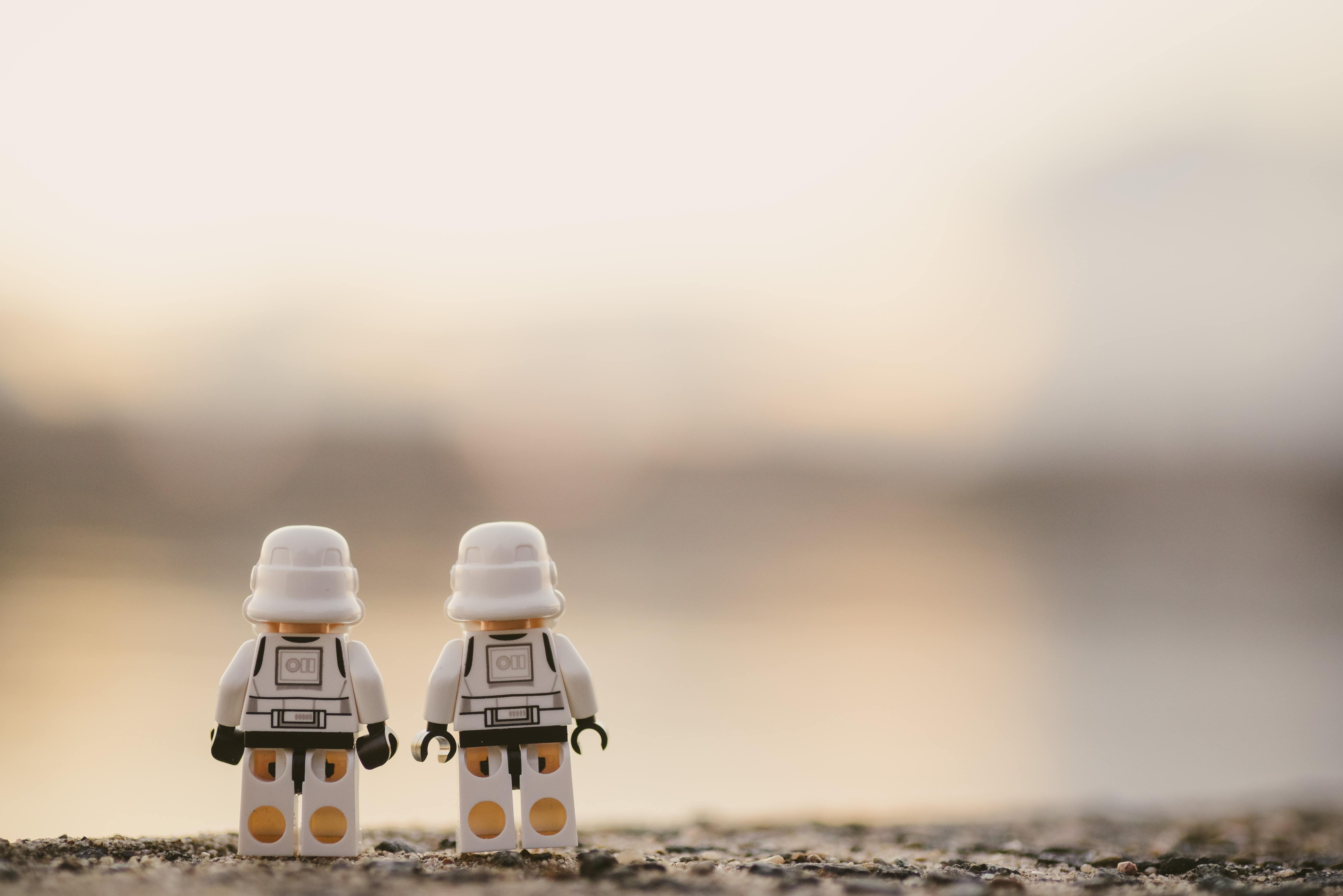 lego storm troopers gazing into horizon