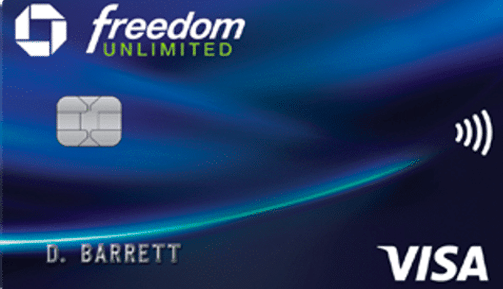 Chase Freedom Unlimited credit card