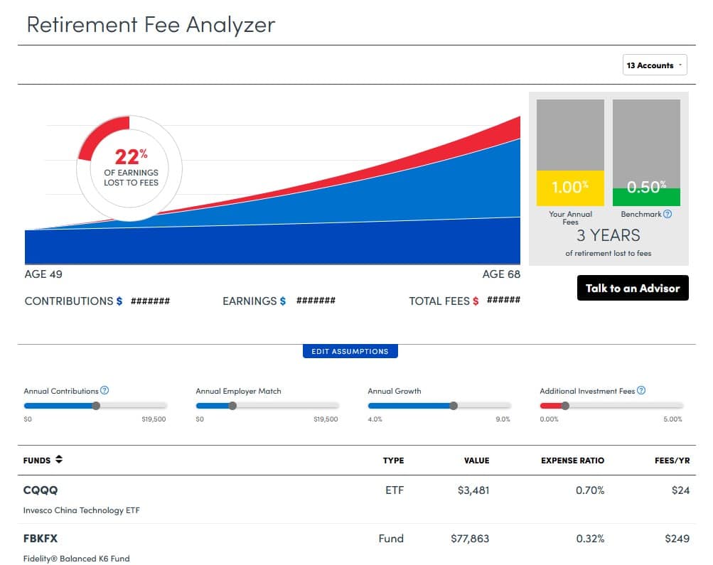 401k fees - one percent