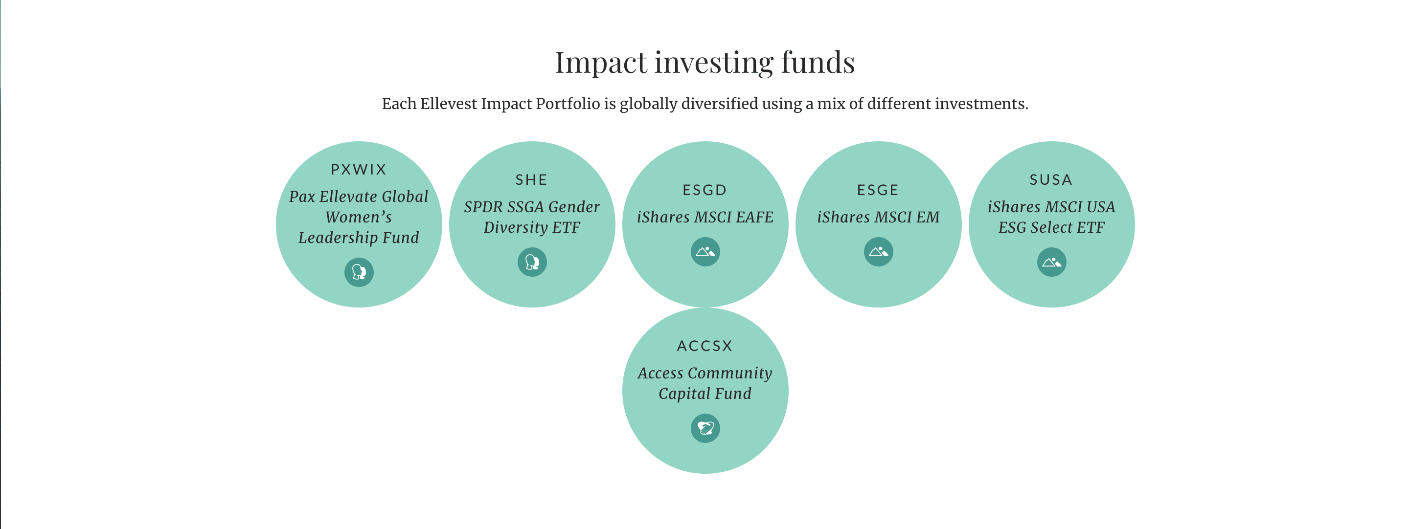 Impact portfolio offerings