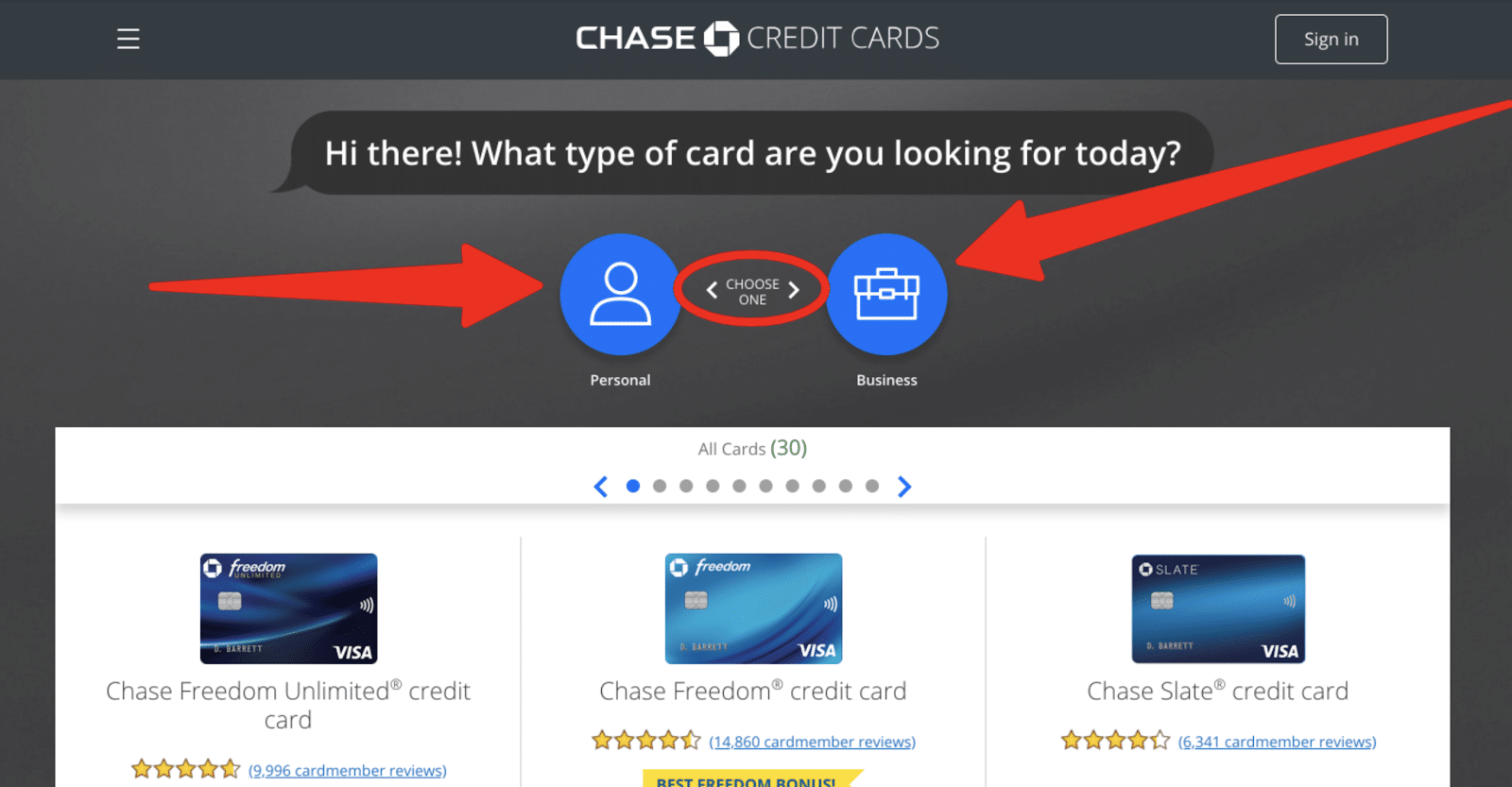 credit chase journey