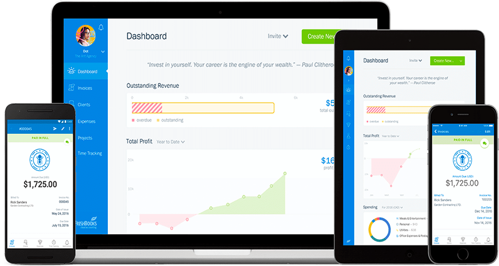 freshbooks devices