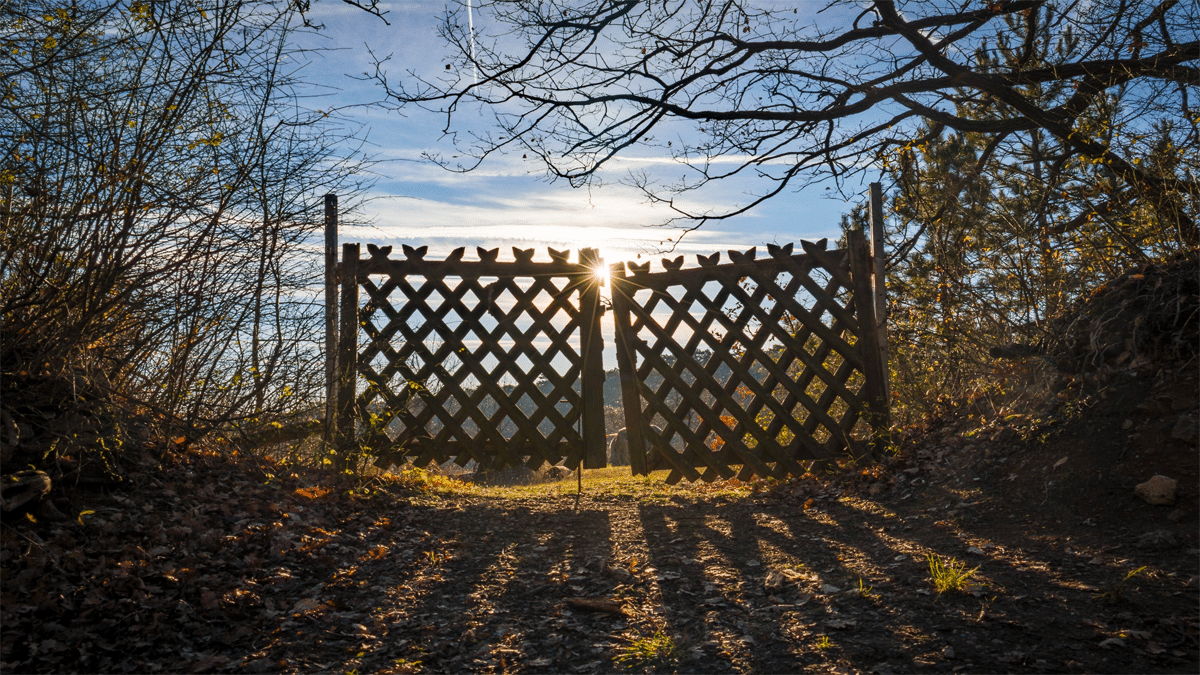 fenced gate