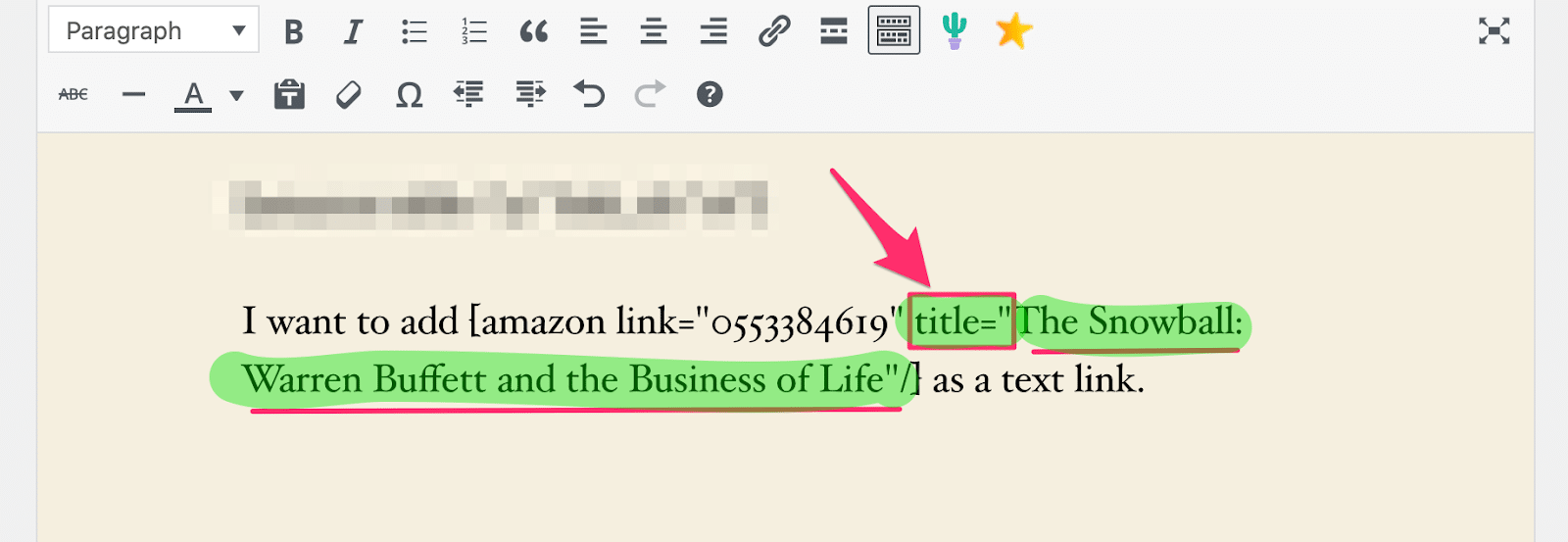 adding a title to your link to find it easier